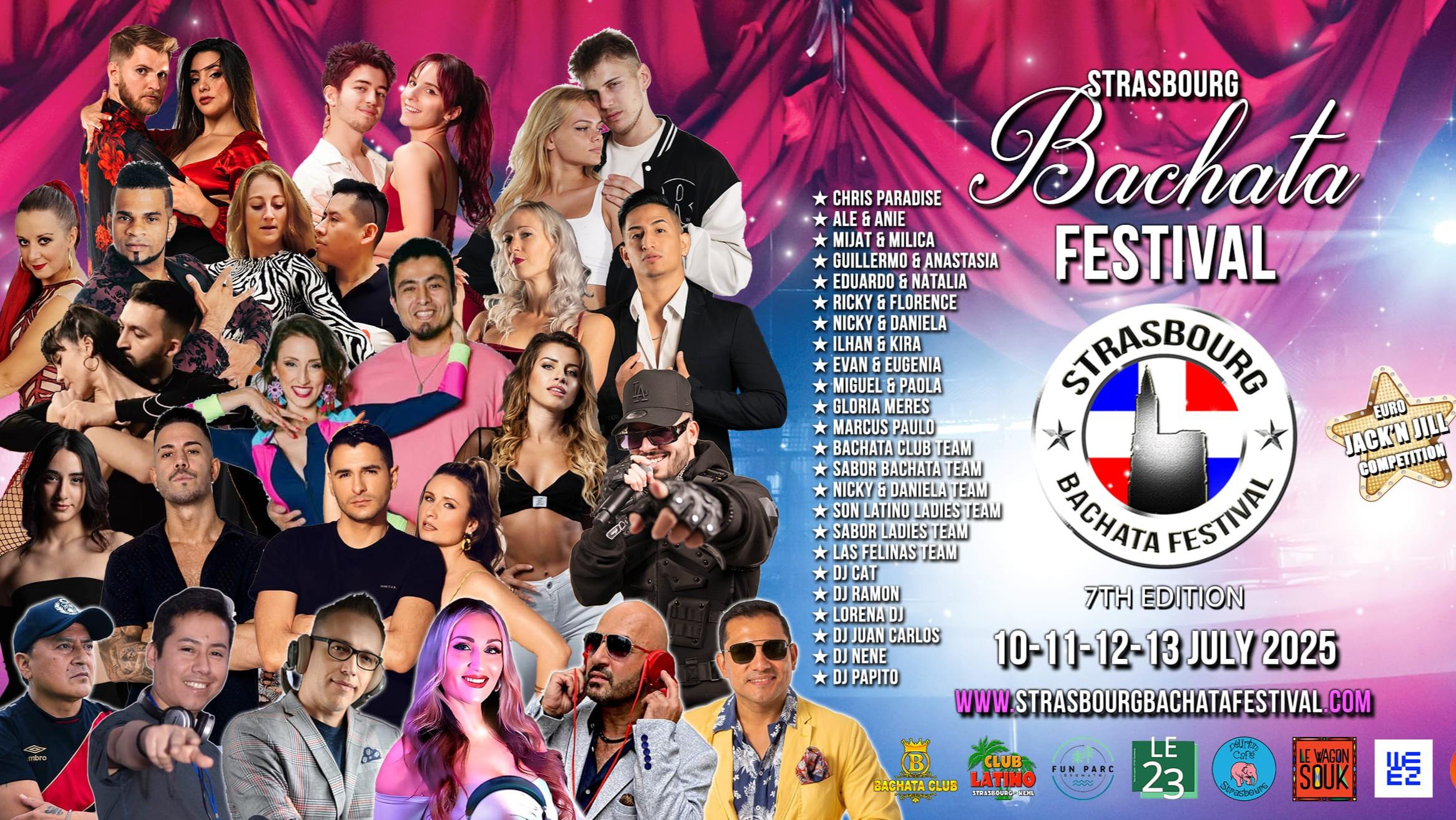 Strasbourg Bachata Festival 2025 flyer